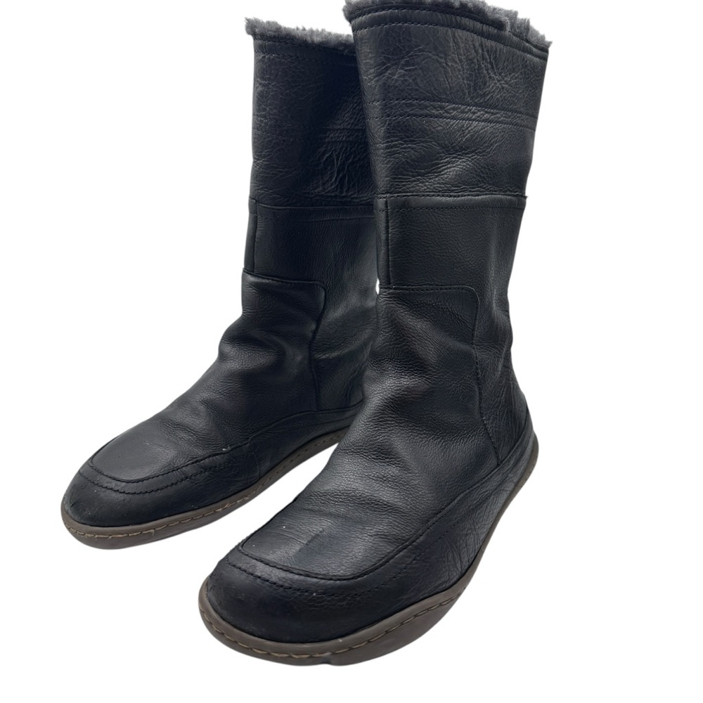 Camper Women’s Black Leather Barefoot Winter Boots - Size 37/ US Size 6.5